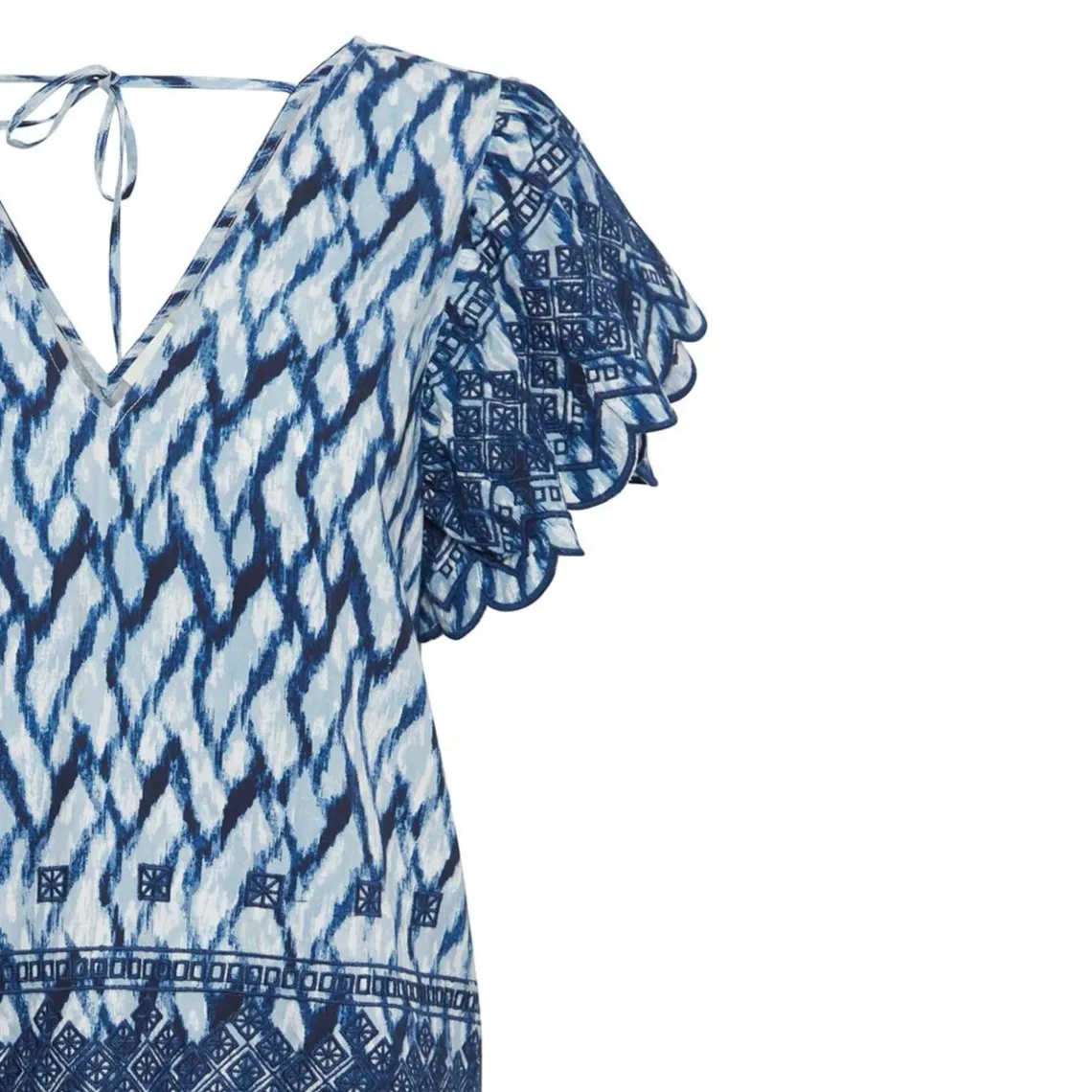 NELLIO BLUSE | WATERLINE PRINT