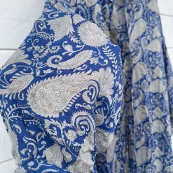 NELLY SKJORTE | BLÅ/GRÅ