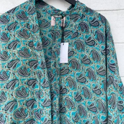 NELLY SKJORTE | TURQUOISE-2