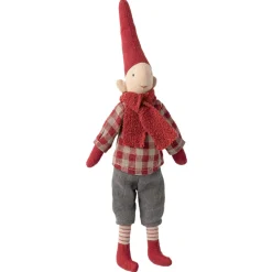 NISSE STR. 1 - DRENG | RØD TERNET SKJORTE