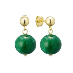 NORA ØRERINGE | GRØN JADE