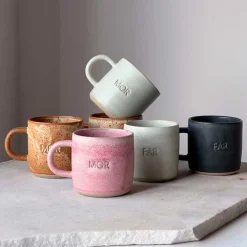 ODA KOP M/NAVN I STENTØJ 8X8 CM | FAR/MINT