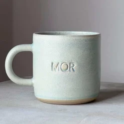 ODA KOP M/NAVN I STENTØJ 8X8 CM | MOR/MINT