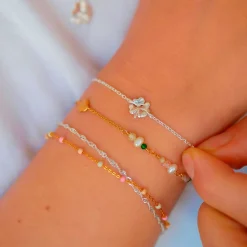 ORGANIC CLOVER ARMBÅND | SØLV
