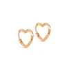 ORGANIC HEART SMALL HOOPS | FORGYLDT