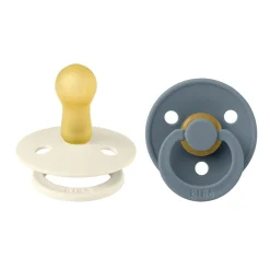 2-PACK - RUND - STR. 2 | IVORY/PETROL