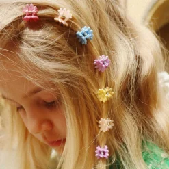 10-PACK MINI FLOWER HAIR CLAWS | MULTI