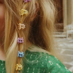 10-PACK MINI FLOWER HAIR CLAWS | MULTI