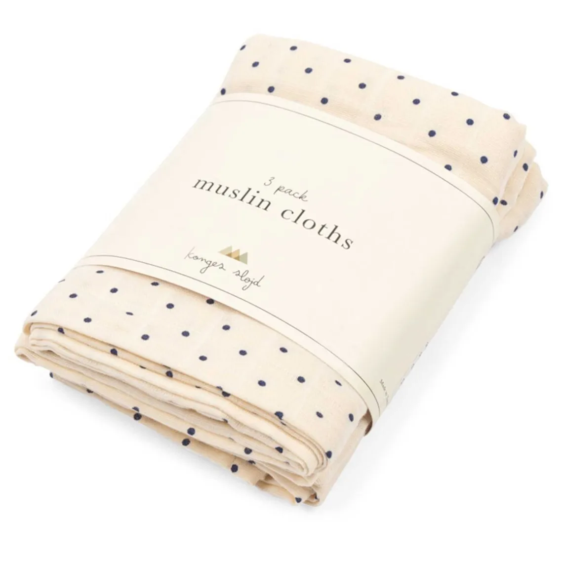 3-PACK MUSLIN CLOTH GOTS | ESTATE DOT