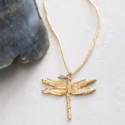 PARADISE LABRADORITE HALSKÆDE | FORGYLDT