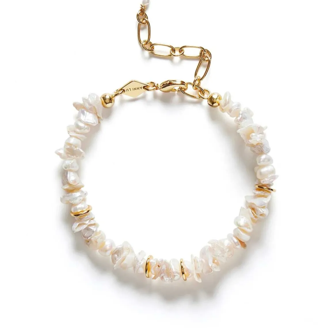 PEARL POWER ARMBÅND | FORGYLDT