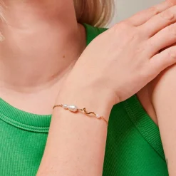 PEARLIE TWIST ARMBÅND | FORGYLDT