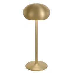 PEBBLE GENOPLADELIG BORDLAMPE | GOLD BRUSHED
