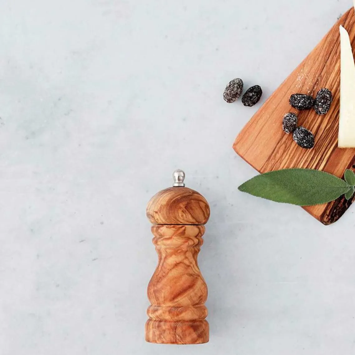 PEBERKVÆRN I OLIVENTRÆ LILLE 12X5 CM