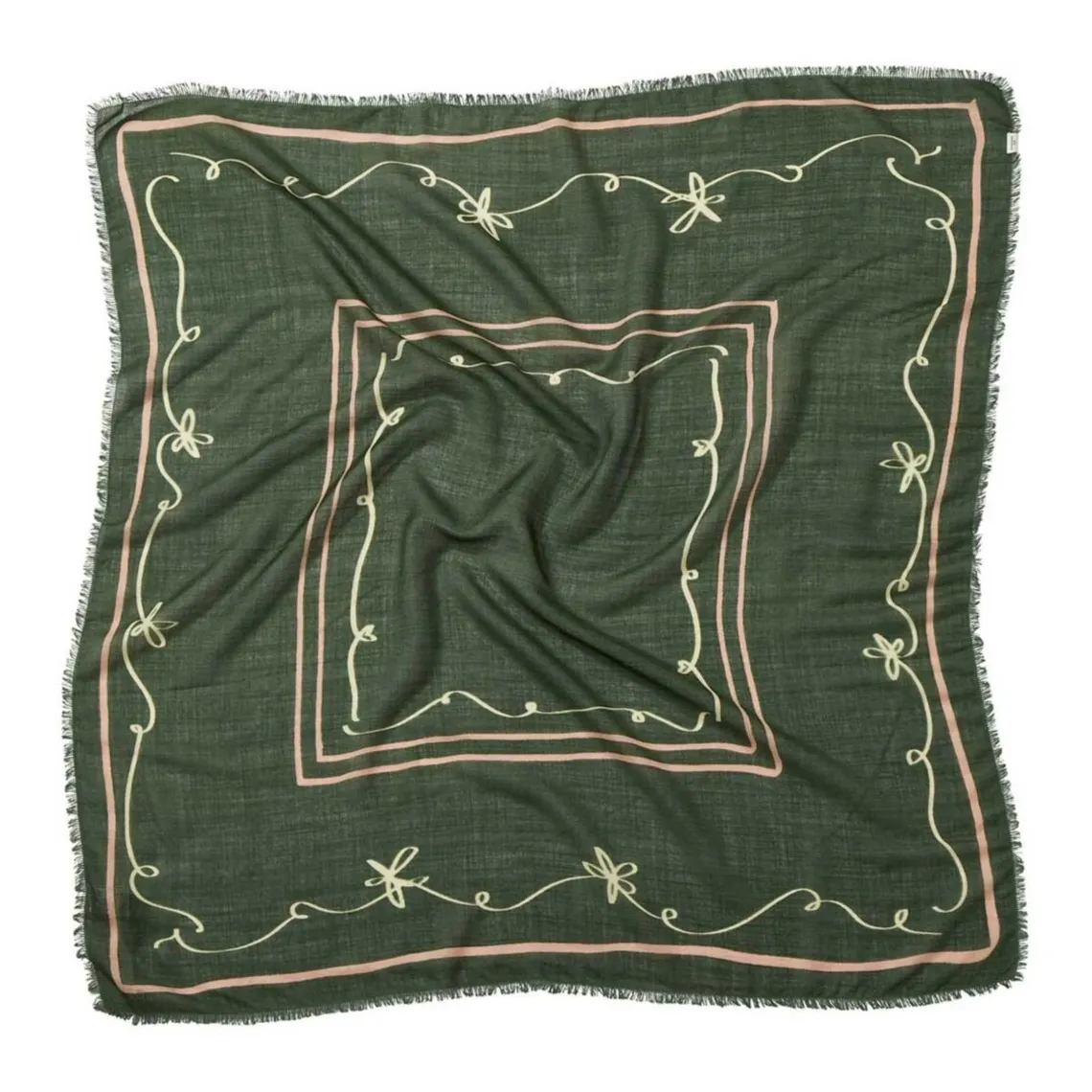 PENCIA SIW TØRKLÆDE 90X90 CM | SPHAGNUM GRØN