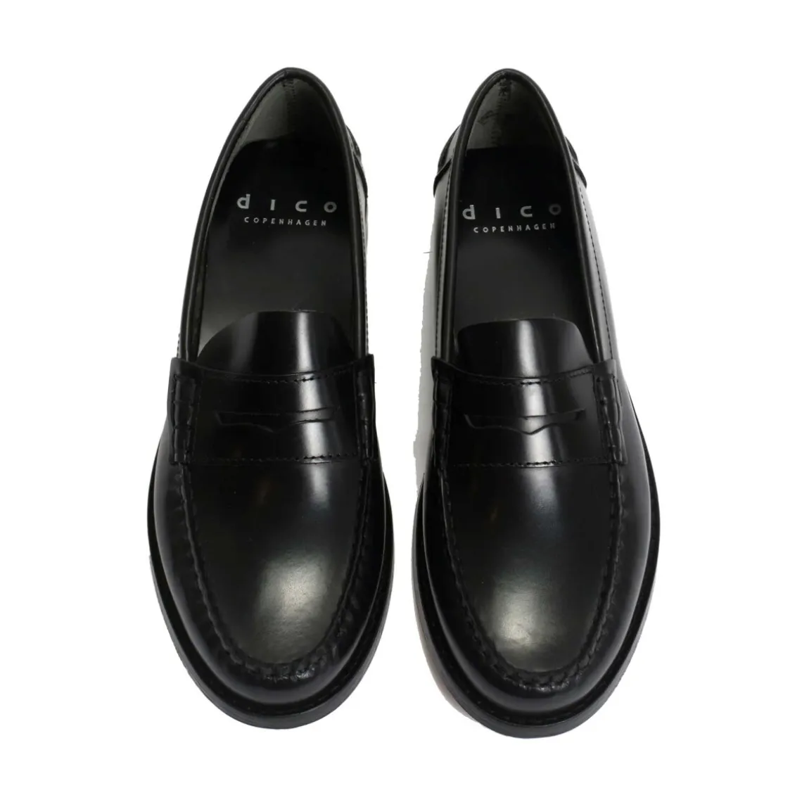 PENNY LOAFER IN POLIDO LEATHER | BLACK