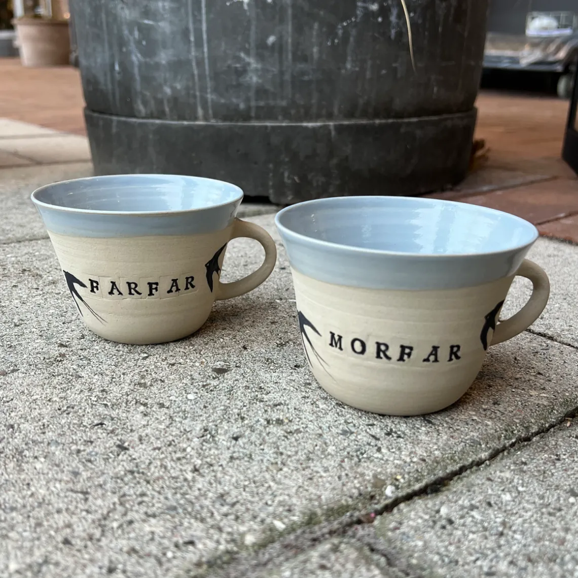 PERSONLIG KOP M/HANK | MORFAR/BLÅ/SVALE