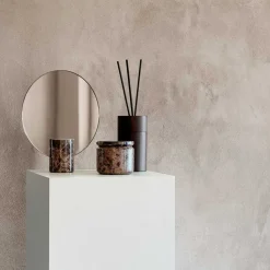 PESA MARBLE TABLE MIRROR 25,5X22 CM | BROWN