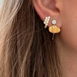 PETIT CLEO MOCHA EARRING | FORGYLDT