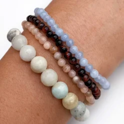 PETITE STRETCH ARMBÅND | TIGER EYE