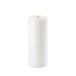 PILLAR CANDLE 7,8 X 23,1 CM | HVID
