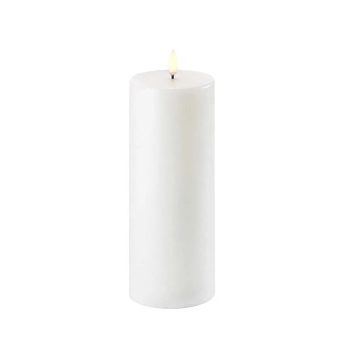 PILLAR CANDLE 7,8 X 23,1 CM | HVID