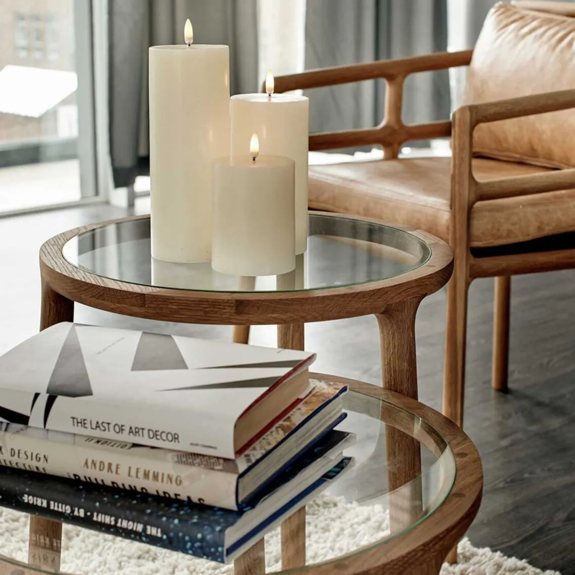 PILLAR CANDLE 7,8 X 23,1 CM | HVID