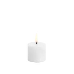 PILLAR CANDLE, 5 x 4,5 CM | NORDIC WHITE