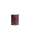 PILLAR CANDLE 7,8X10 CM | BRUN