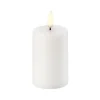 PILLAR CANDLE 5X7,5 CM | HVID