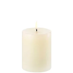 PILLAR CANDLE 7,8X10 CM | NORDIC WHITE