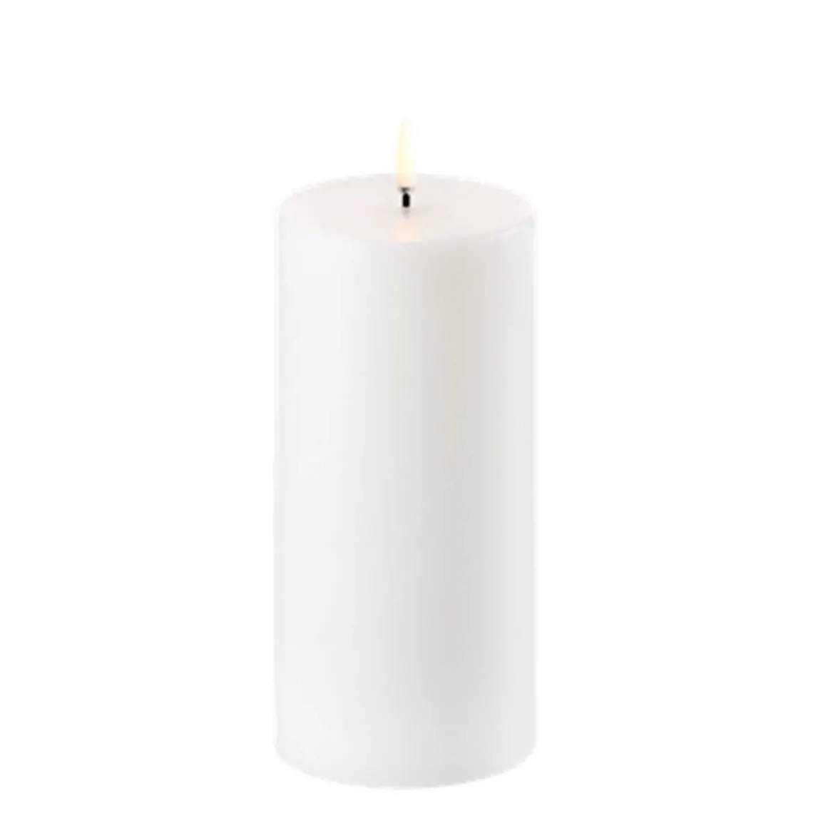 PILLAR CANDLE 7,8X15 CM | NORDIC WHITE