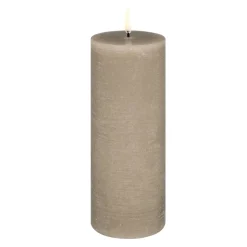 PILLAR CANDLE 7,8X23,1 CM | SANDSTONE