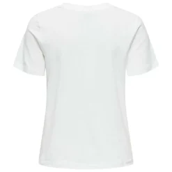 PISA S/S PRINT T-SHIRT | CLOUD DANCER/BITTERSWEET