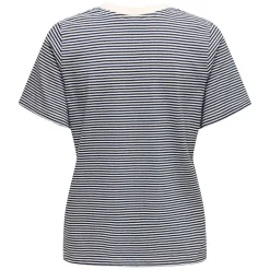 PISA S/S PRINT T-SHIRT | CLOUD DANCER/SKY CAPTAIN