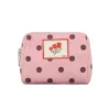 POLKA CANVAS POUCH BAG | PINK NECTAR
