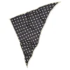 POLKA TRIANGLE SIA SCARF | BLACK