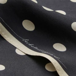 POLKA TRIANGLE SIA SCARF | BLACK