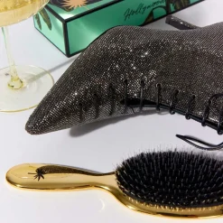 PREMIUM BOAR HÅRBØRSTE MEDIUM | HOLLYWOOD GOLD