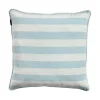 PUDE BOMULD 50x50 CM | LIGHT BLUE/WHITE