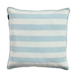 PUDE BOMULD 50x50 CM | LIGHT BLUE/WHITE