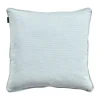 PUDE BOMULD 50x50 CM | LIGHT BLUE/WHITE