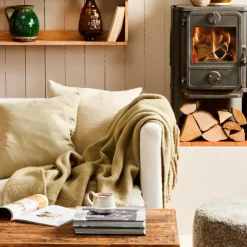 PUDE INKL. FYLD 50X50 CM | EUCALYPTUS GREEN