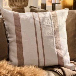 PUDE INKL. FYLD 50X50 CM | NATUR/BRUN