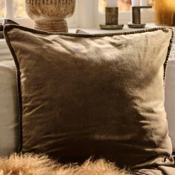 PUDE VELOUR INK. FYLD | CHOCOLATE