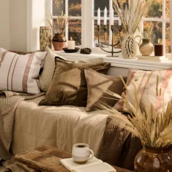 PUDE VELOUR INK. FYLD | CHOCOLATE