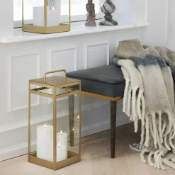 PURE NORDIC LANTERNE LARGE | MAT GULD