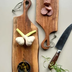 RAW SKÆREBRÆT I OLIERET ACACIETRÆ 15X40 CM