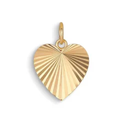 REFLECTION HEART VEDHÆNG | FORGYLDT