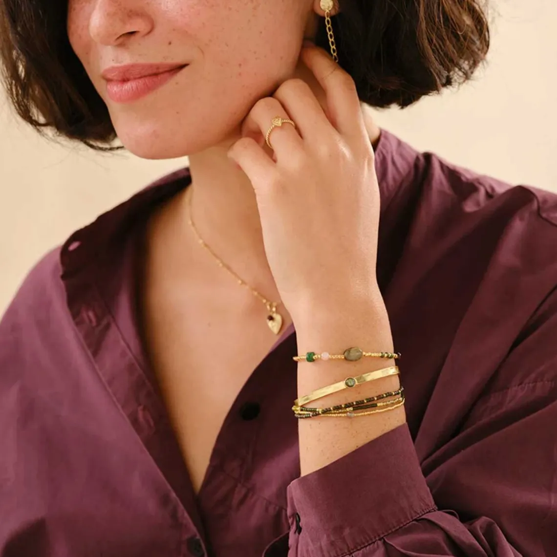 REFLECTION LABRADORITE BRACELET